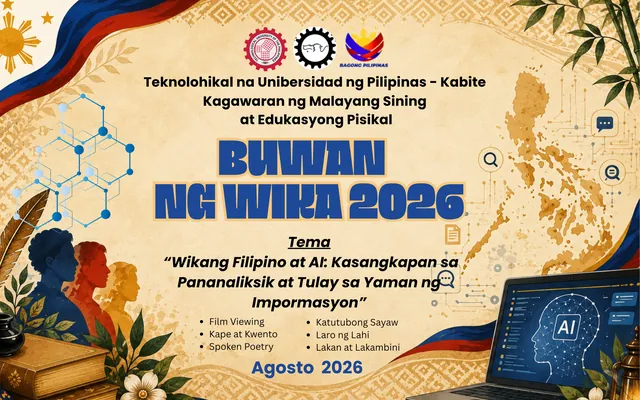 Official poster of Buwan ng Wika 2026